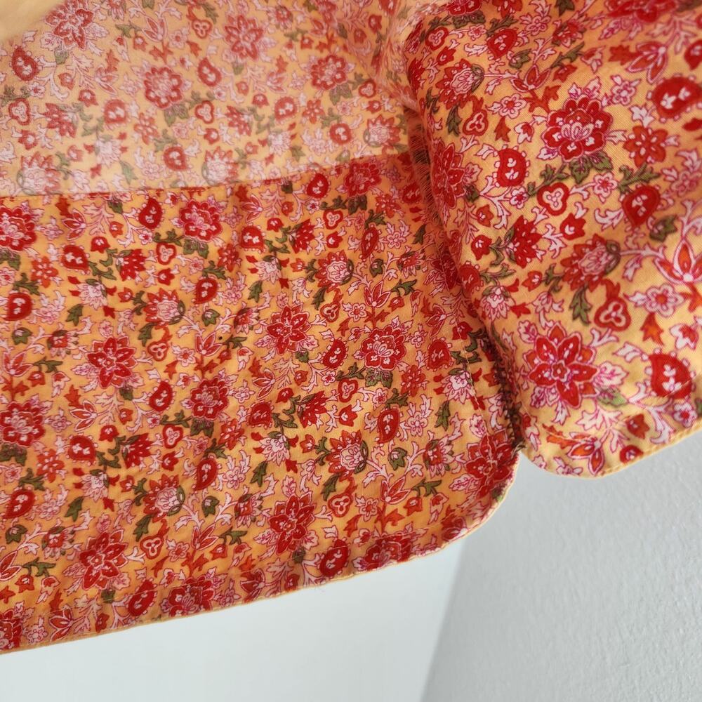 Vintage Faded Glory Floral Paisley Patterned Midi Pencil Skirt M - Picture 11 of 13